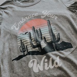 Women’s Gray Graphic Tee